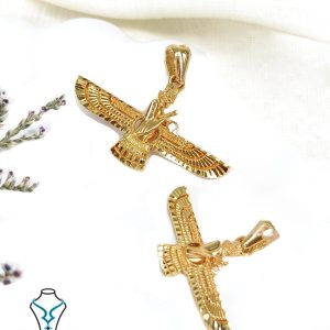 خرید پلاک طلا فروهر کد3