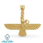 خرید پلاک فروهر طلا کد4