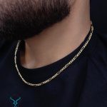 خرید گردنبند طلا فیگارو کد3 طلای میلاد