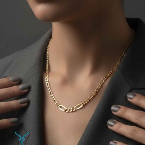 خرید گردنبند طلا فیگارو کد5 از طلافروشی میلاد