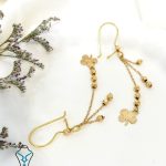 گوشواره طلا آویز کد16 طلای میلاد