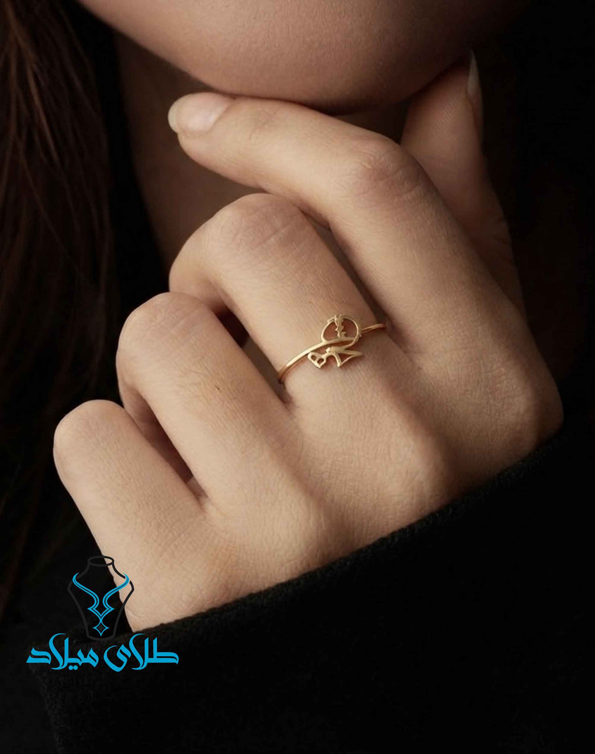 انگشتر طلا هیچ