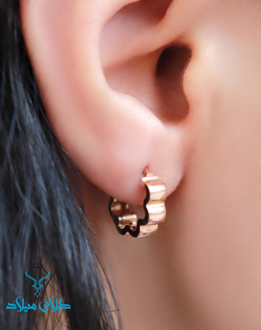 خرید گوشواره حلقه ای کد9 میلادزر