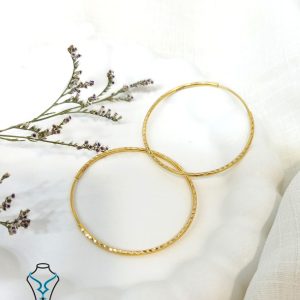 خرید گوشواره حلقه ای طلا کد14