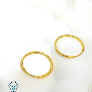 گوشواره طلا حلقه ای کد23