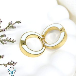 خرید گوشواره طلا حلقه ای کد24