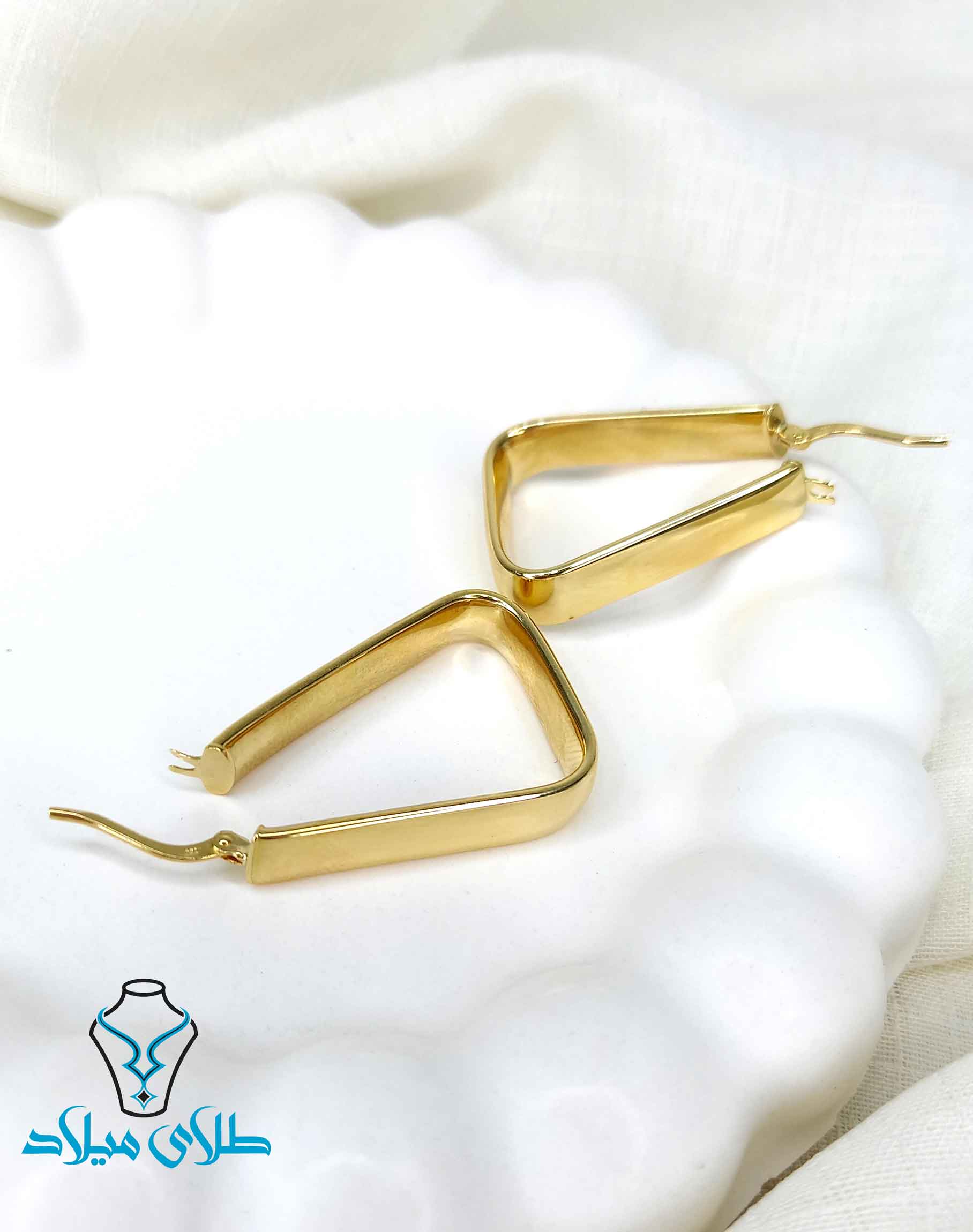 خرید گوشواره حلقه ای طلا کد28