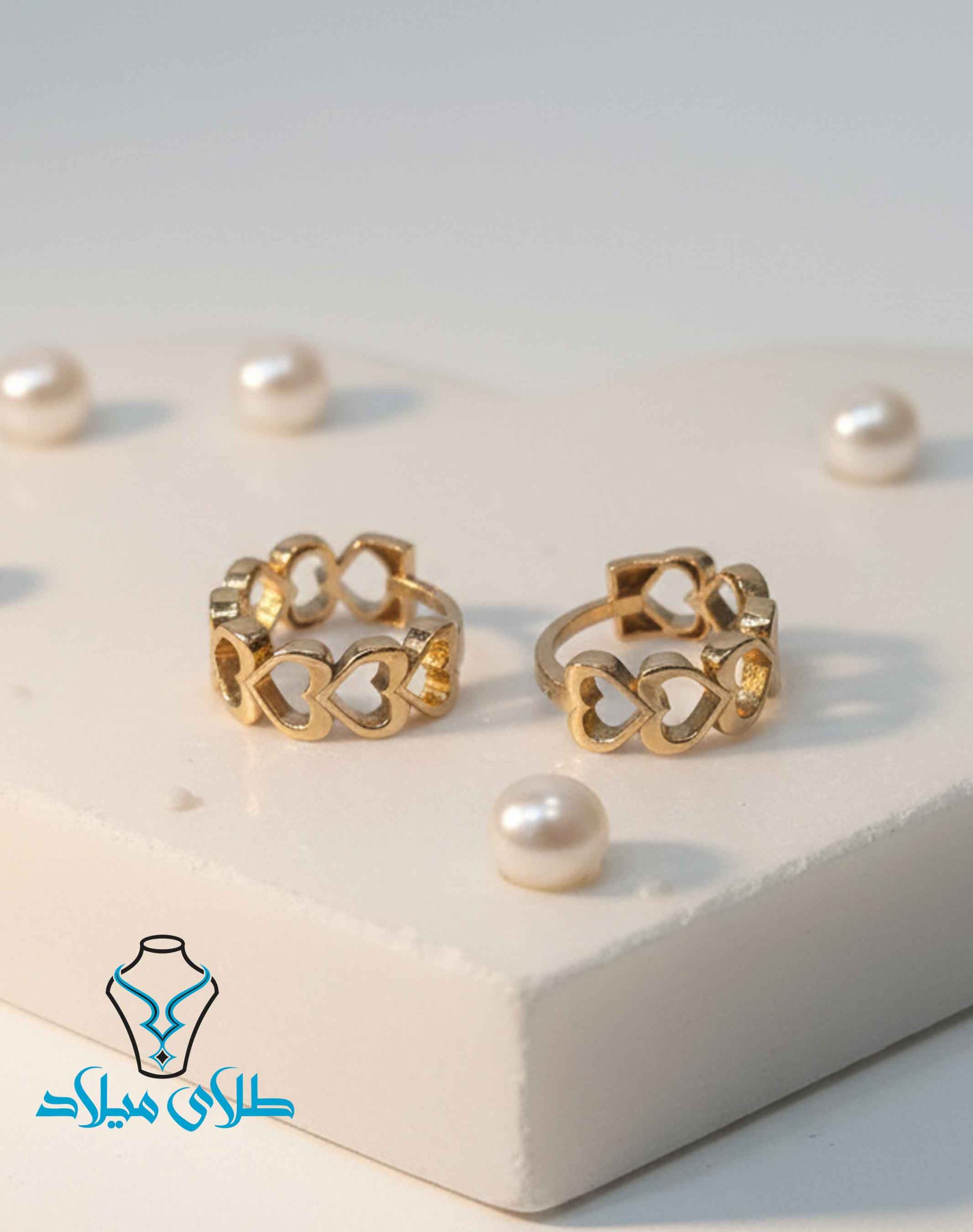 گوشواره طلا حلقه ای کد39 گالری طلا