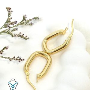 خرید گوشواره طلا حلقه ای کد61