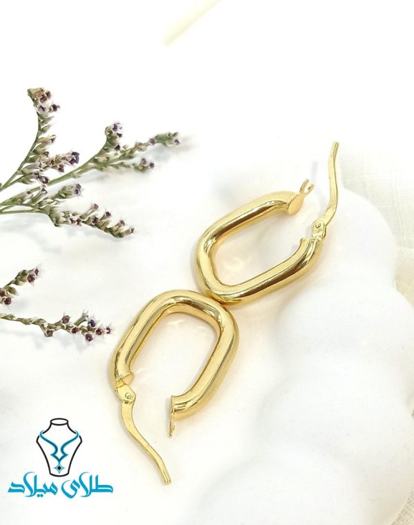 خرید گوشواره طلا حلقه ای کد61