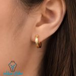 خرید گوشواره حلقه ای طلا کد66 از سایت میلادزر