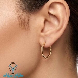 خرید گوشواره حلقه ای طلا کد68