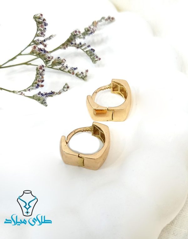 خرید گوشواره حلقه ای طلا کد13