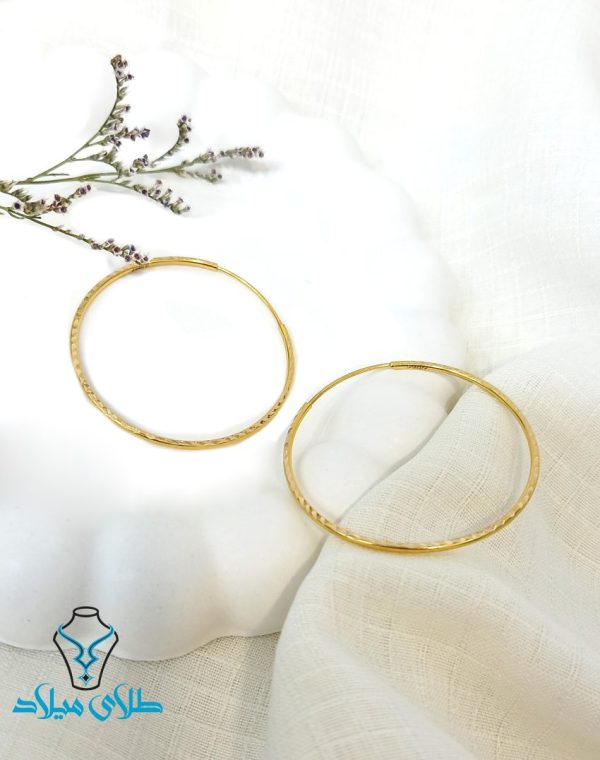 گوشواره حلقه ای کد14 میلادزر