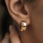 خرید گوشواره حلقه ای طلا کد20