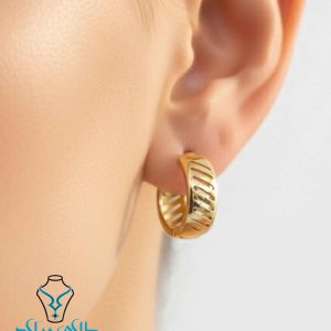 خرید گوشواره حلقه ای طلا کد41 از طلای میلاد