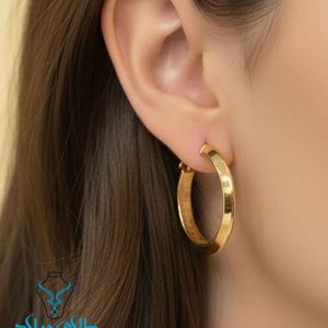 خرید گوشواره حلقه ای طلا کد45 از سایت میلادزر
