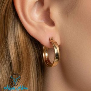 خرید گوشواره حلقه ای طلا کد52 از سایت میلادزر