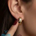 خرید گوشواره حلقه ای طلا کد54 از سایت میلادزر