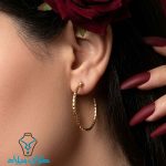 خرید گوشواره حلقه ای طلا کد62 از سایت میلادزر