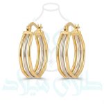 خرید گوشواره حلقه ای طلا کد71 از سایت میلادزر