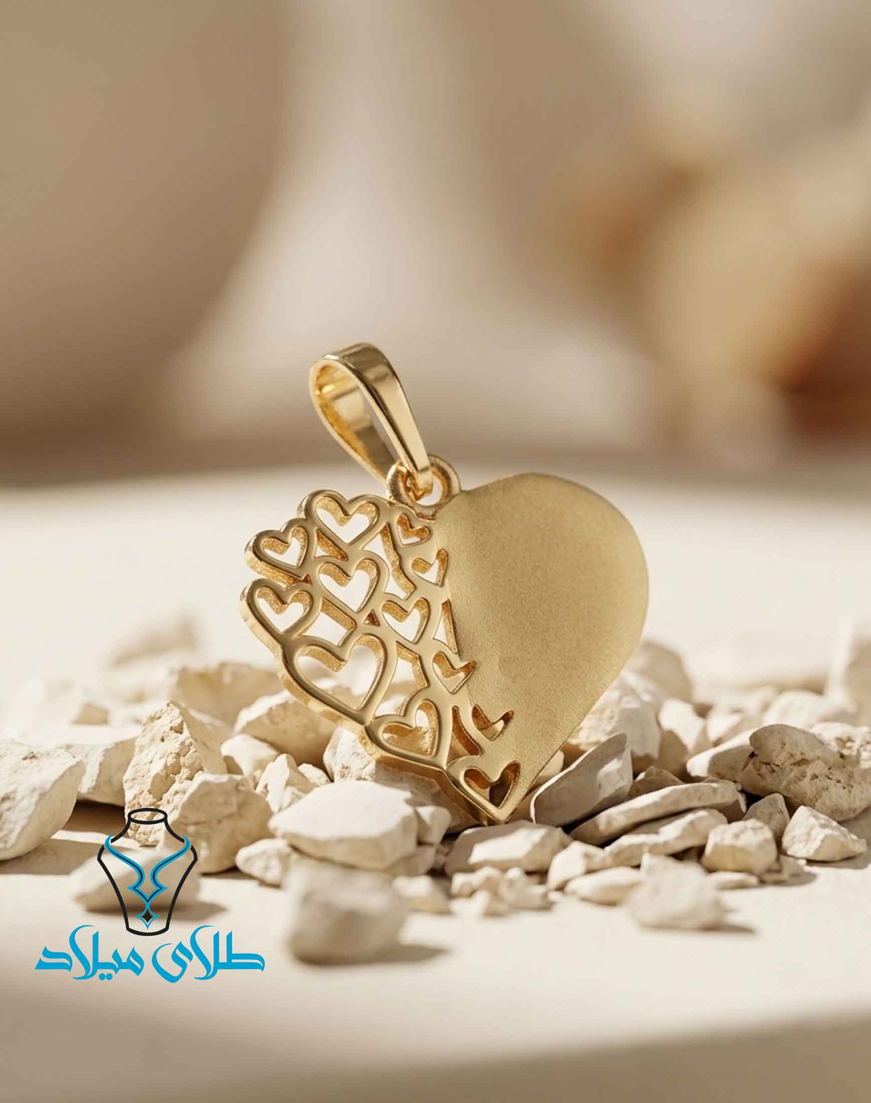 پلاک طلا کد40 گالری میلاد