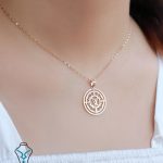 خرید پلاک طلا لویی ویتون کد2