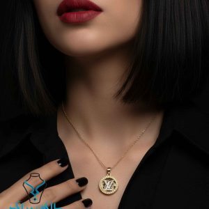 خرید پلاک طلا لویی ویتون کد3 میلازر