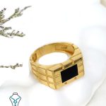 انگشتر طلا مردانه کد23 طلای میلاد