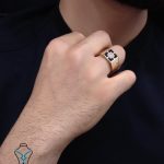 خرید انگشتر طلا مردانه کد22 میلادزر