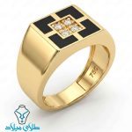 خرید انگشتر طلا مردانه کد22 میلادزر