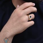 خرید انگشتر طلا مردانه کد24 گالری طلا میلاد