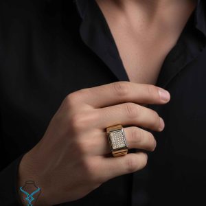 خرید انگشتر طلا مردانه کد26 از طلافروشی میلادزر