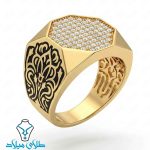 خرید انگشتر طلا مردانه کد28 از سایت میلادزر