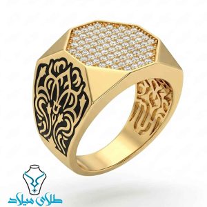 خرید انگشتر طلا مردانه کد28 از سایت میلادزر