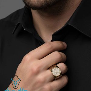 خرید انگشتر طلا مردانه کد28 از سایت میلادزر