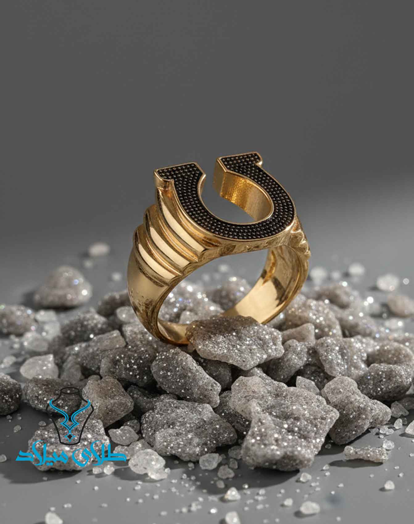 انگشتر طلا مردانه کد29 طلای میلاد