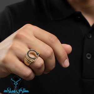 خرید انگشتر طلا مردانه کد29 از سایت میلادزر