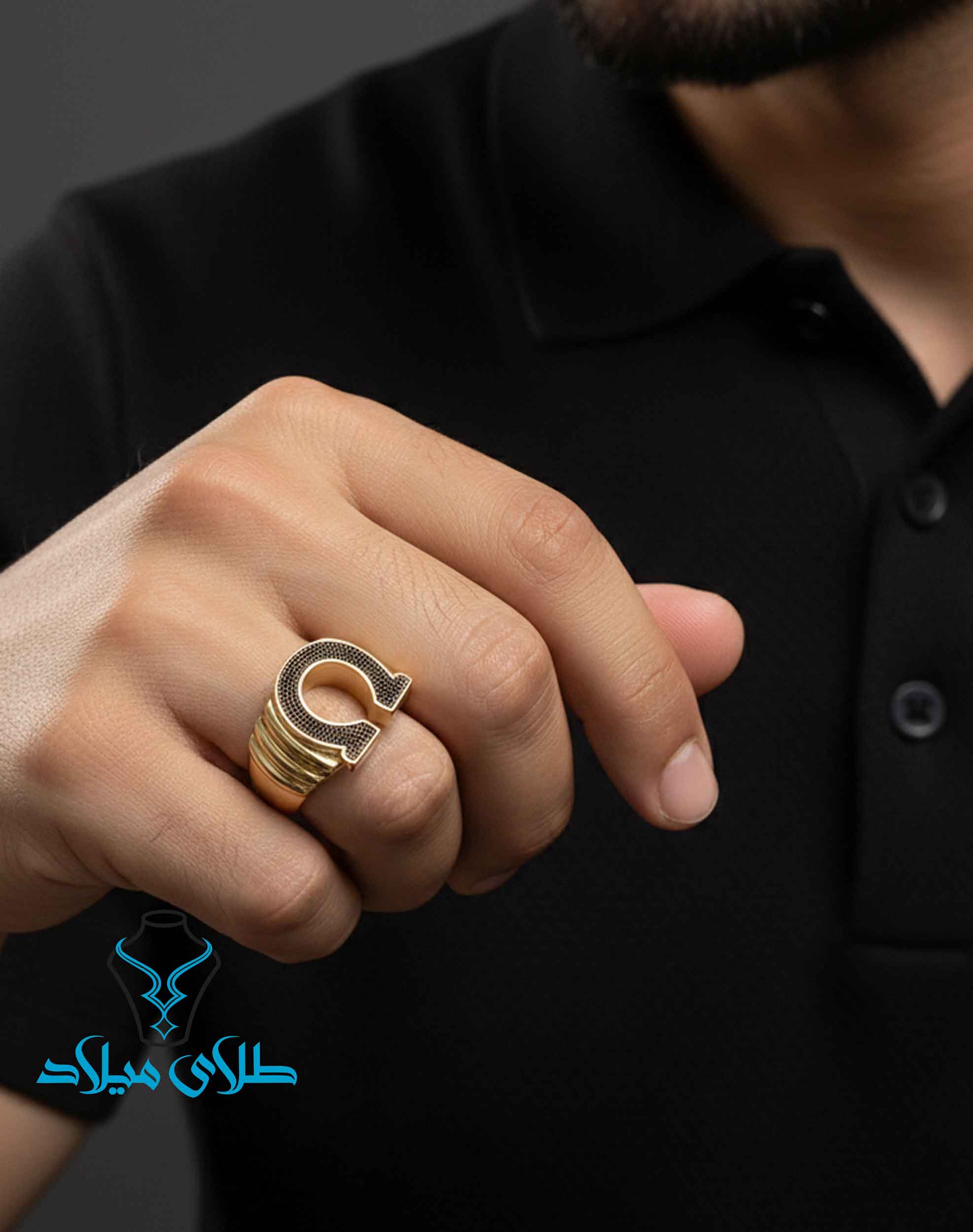 خرید انگشتر طلا مردانه کد29 از سایت میلادزر
