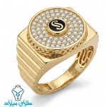 خرید انگشتر طلا مردانه کد31 از طلای میلاد