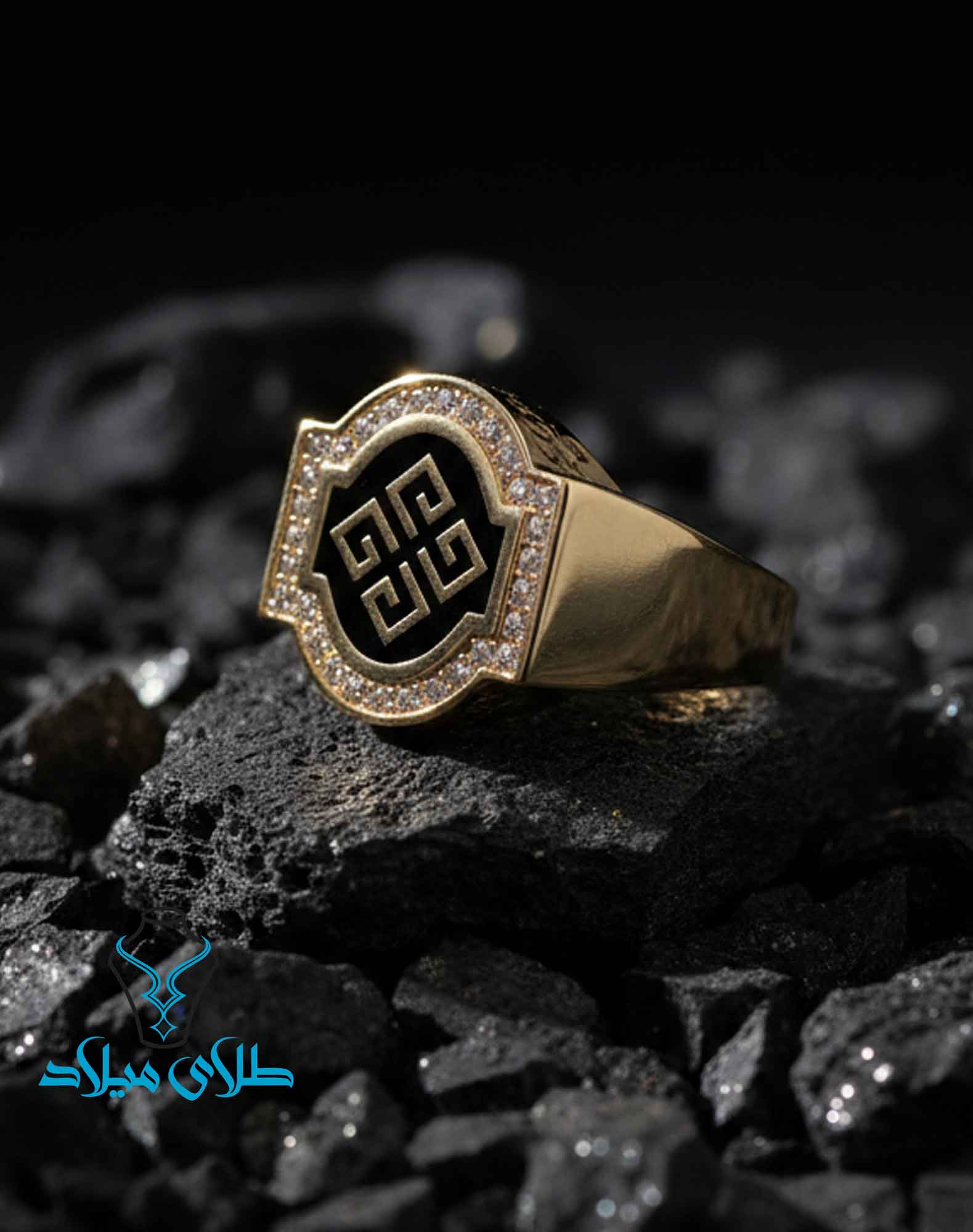 انگشتر طلا مردانه کد32 طلای میلاد