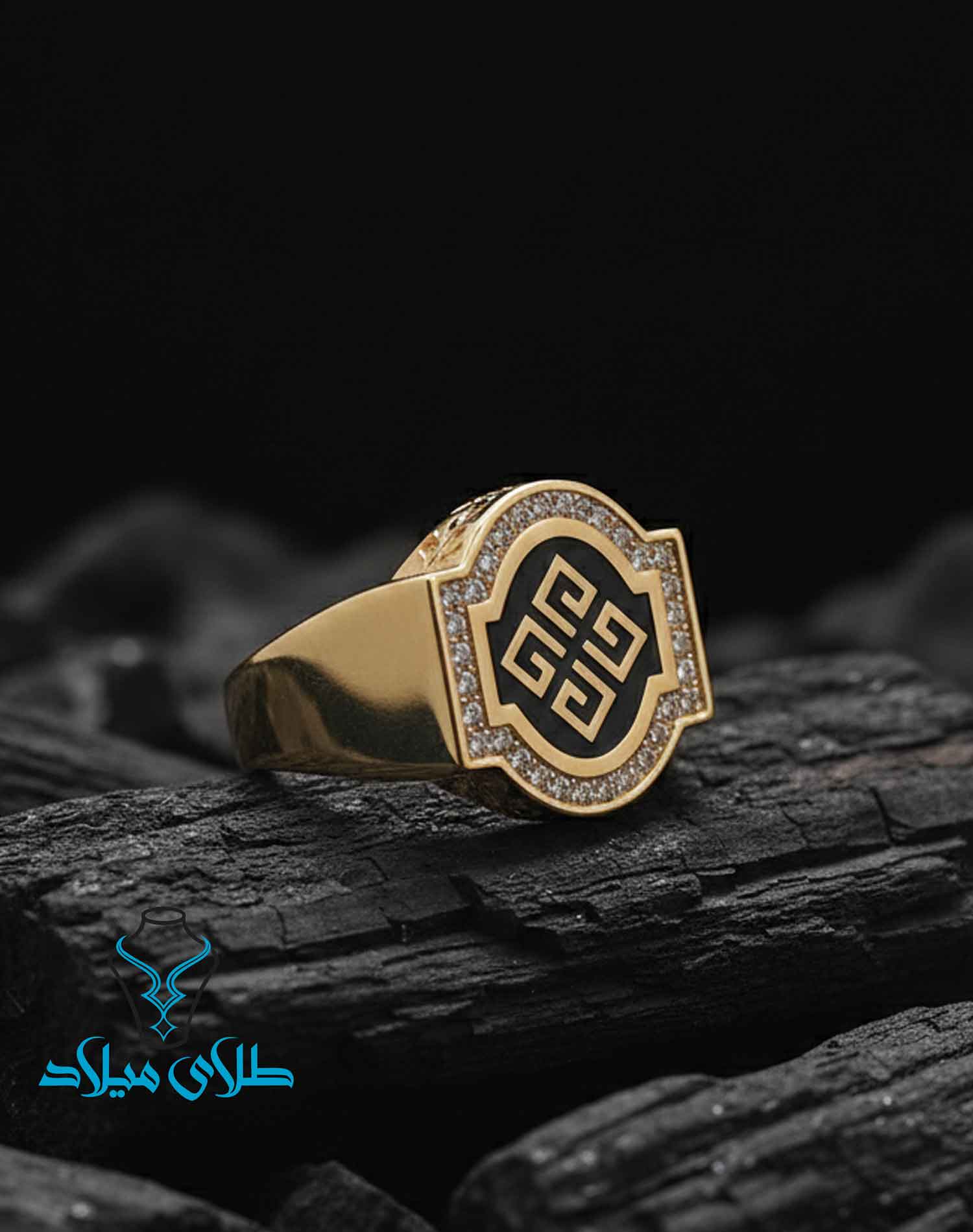 انگشتر طلا مردانه کد32 در گالری طلا میلاد