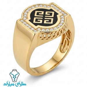 خرید انگشتر طلا مردانه کد32 از سایت میلادزر