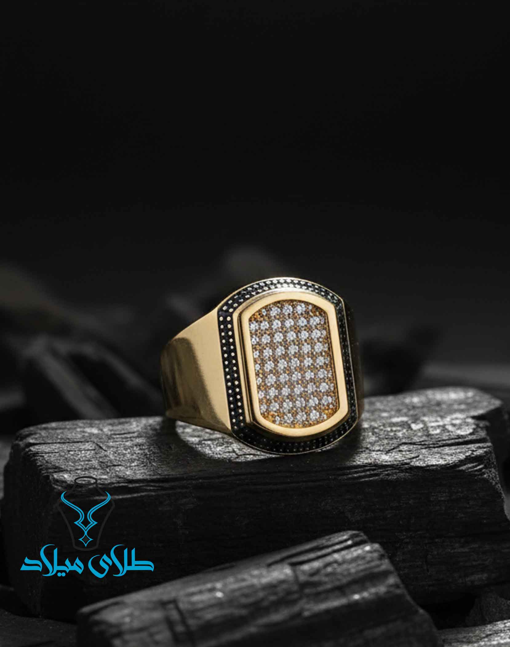 انگشتر طلا مردانه کد33 میلادزر