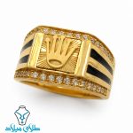 خرید انگشتر مردانه طلا کد34 از سایت میلادزر
