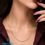 خرید زنجیر گردنی طلا میرو کد19 از سایت میلادزر
