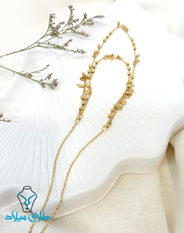 گردنبند کد22 طلای میلاد