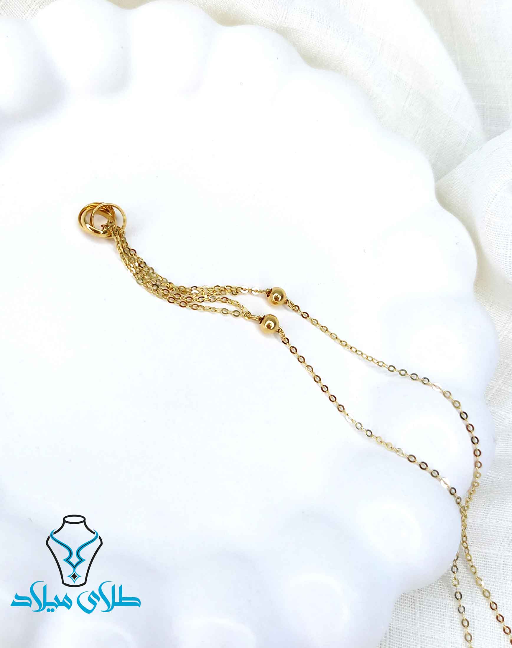 گردنبند طلا کد30 میلادزر