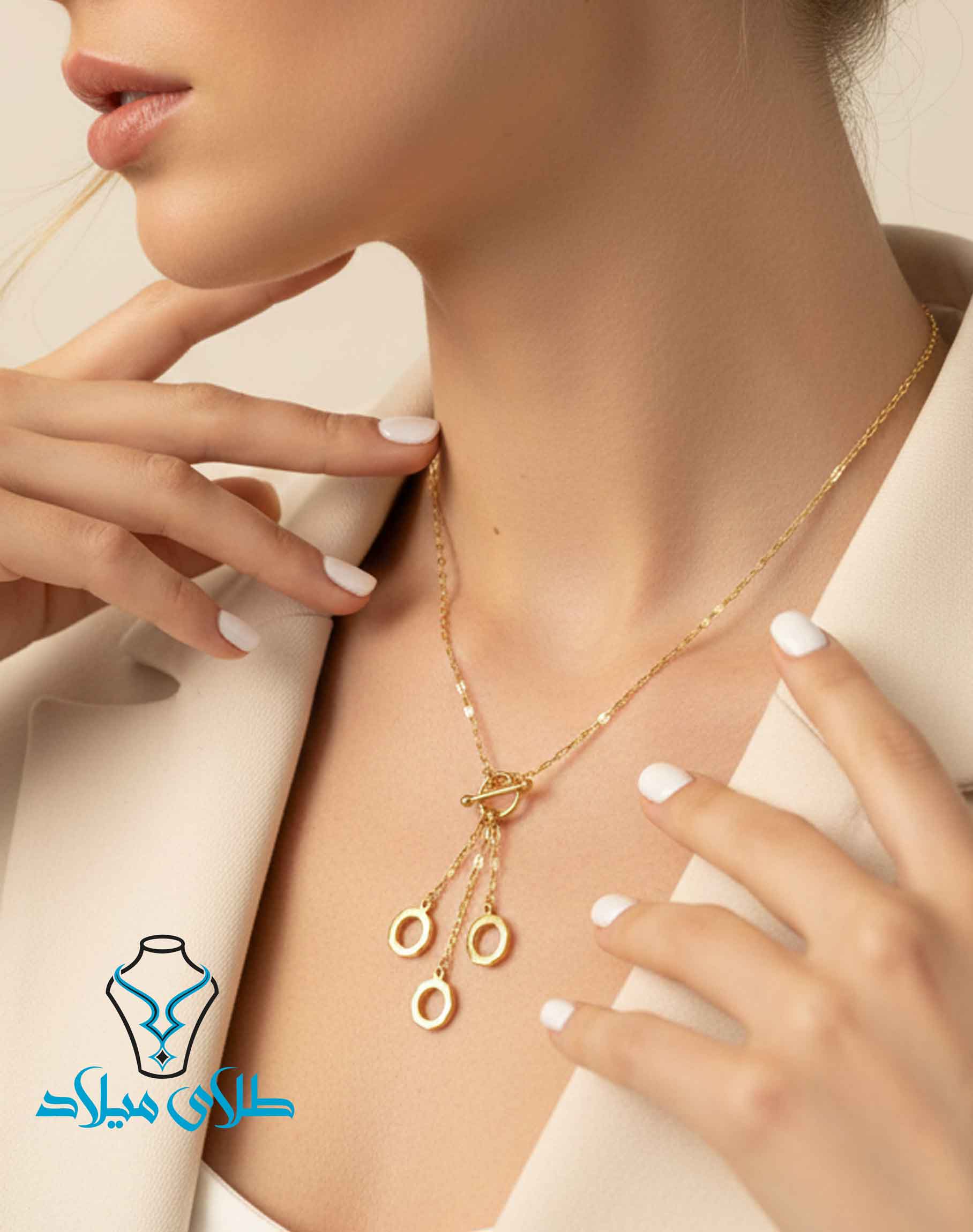 خرید گردنبند طلا کد36 از طلافروشی میلاد