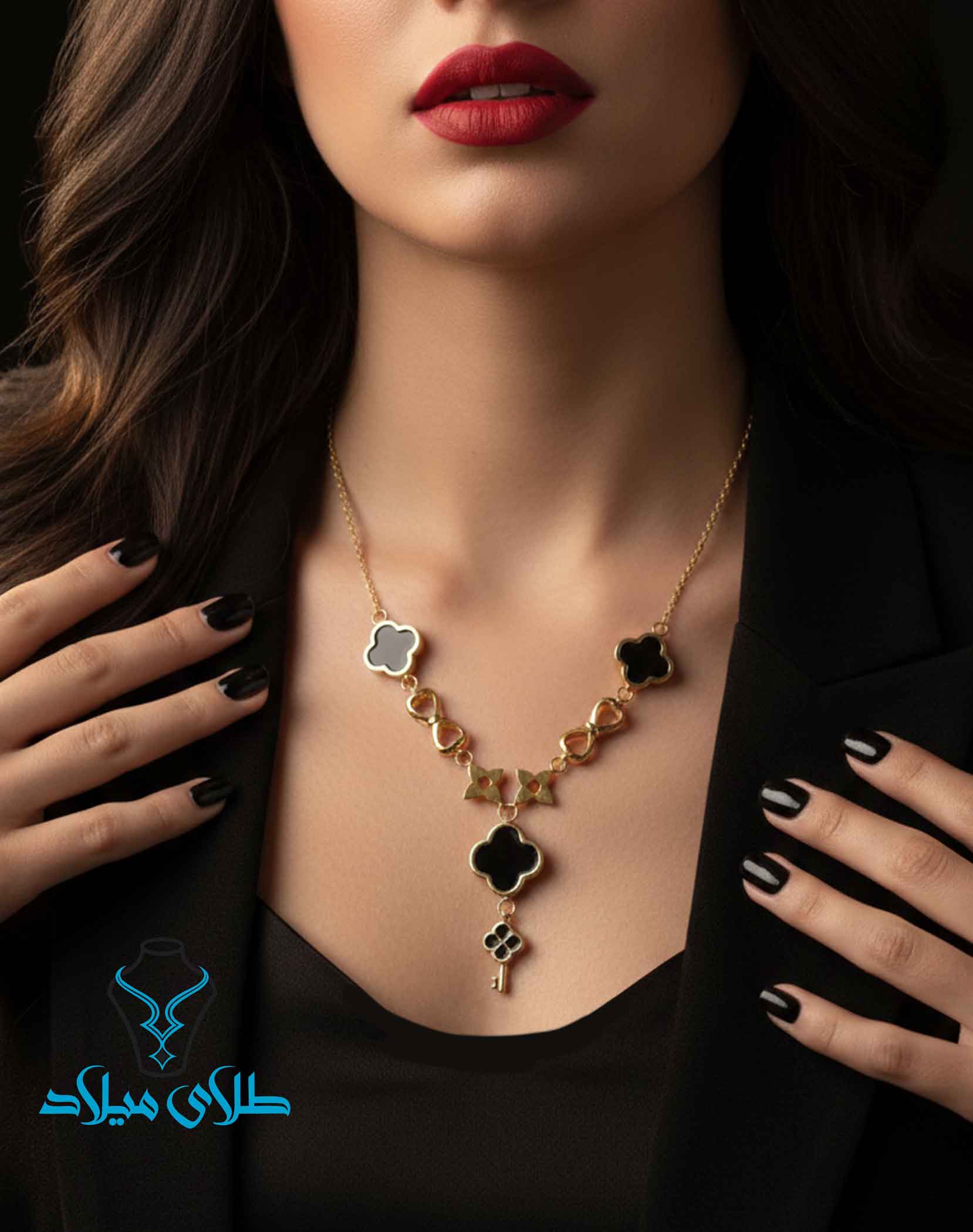 خرید گردنبند طلا کد37 از طلافروشی میلاد